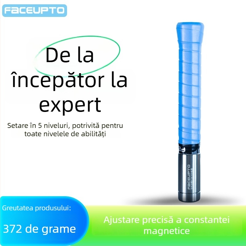 Antrenor de swing pentru badminton — oțel inoxidabil, Faceupto, putere reglabilă, personalizabil, potrivit pentru badminton și tenis