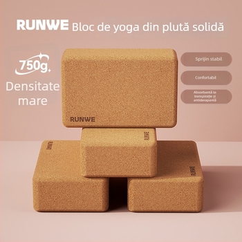 Bloc de yoga – Cork, densitate înaltă, pentru practică de dans, fără personalizare