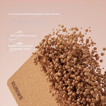 Bloc de yoga – Cork, densitate înaltă, pentru practică de dans, fără personalizare