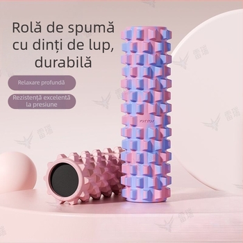 Rola din burete solid pentru relaxarea mușchilor, yoga, masaj pentru picioare