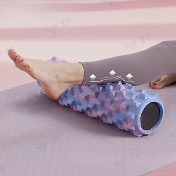 Rola din burete solid pentru relaxarea mușchilor, yoga, masaj pentru picioare