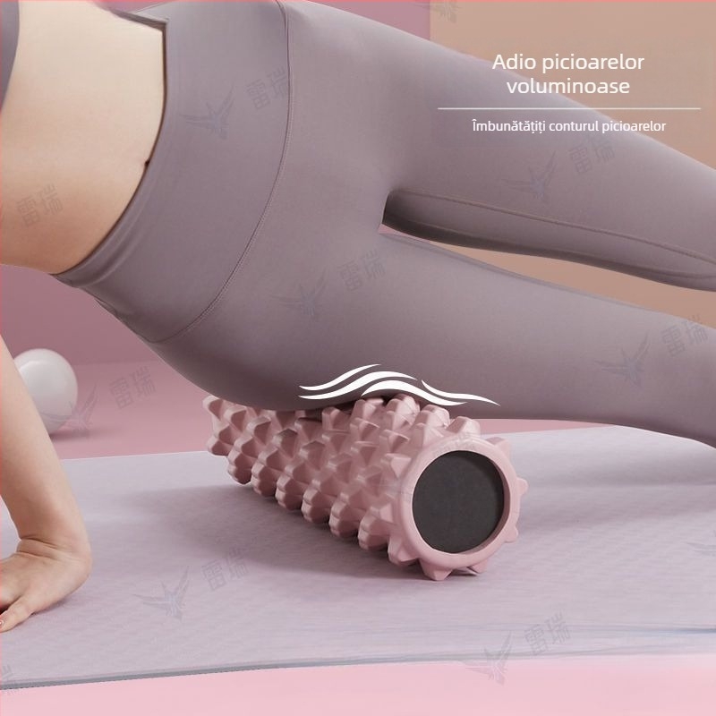 Rola din burete solid pentru relaxarea mușchilor, yoga, masaj pentru picioare