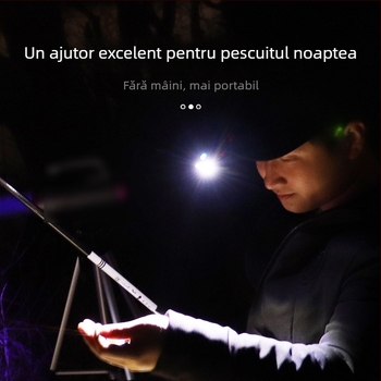 Ruigu frontala pentru cap pentru pescuit – LED, corp ABS, baterie 1200 mAh, 3.7V, reîncărcabilă, rază până la 50 m