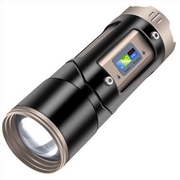 Lampă LED pentru pescuit cu patru surse de lumină, zoom, rotire la 360°, impermeabilă, rază maximă 200-500 m