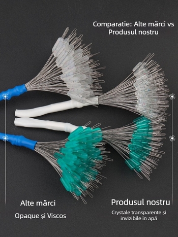 Set Space Bean – năluci din silicon, anti încurcare, finisaj mat, 100 de bucăți