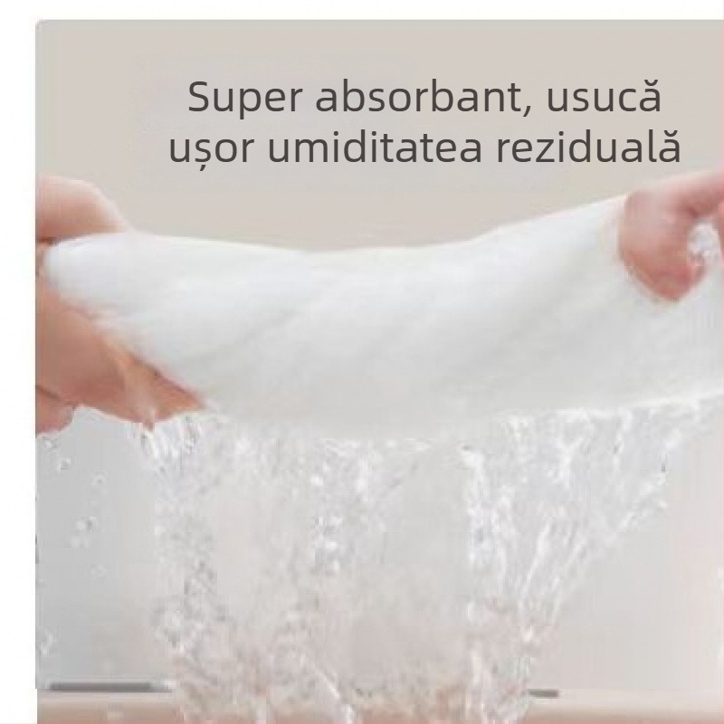 Prosop de baie de unică folosință, gros și mărit, portabil și moale; material poliester; conținut de bumbac; țesătură simplă