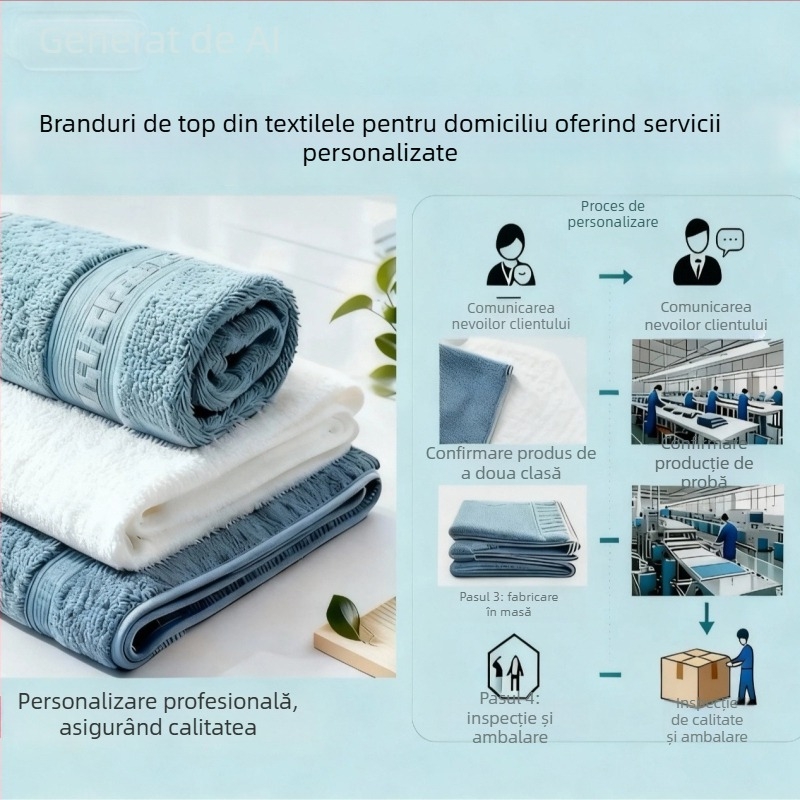 Prosop de față din bumbac 100%, antibacterian și foarte absorbant, țesătură simplă, potrivit pentru adulți.