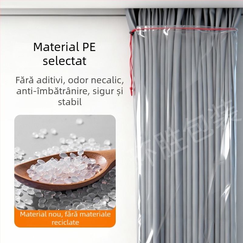 Husă de protecție pentru decor interior și ecran de fereastră, protecție împotriva zgârieturilor de pisici, ambalaj plastic îngroșat, protecție pentru perdea cu șnur (Material: Plastic; Spațiu de aplicare: Altul; Domeniu de utilizare: Altul; Caracteristici