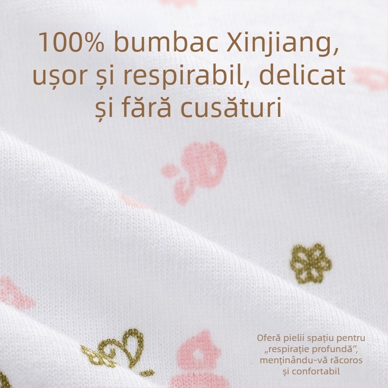 Top fără mâneci cu bretele subțiri, 100% bumbac, decolteu rotund, vară 2025