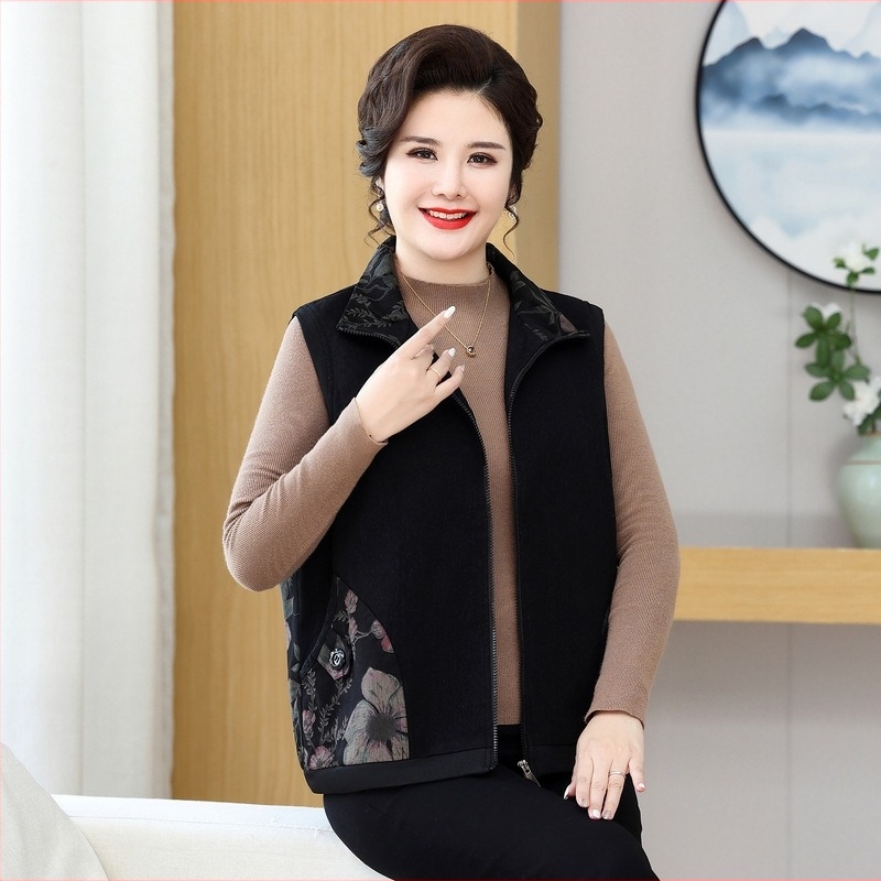 Vesta de denim cardigan, croială lejeră, guler rever, primăvară-toamnă, femei adulte