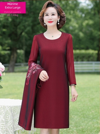 Set de rochie din două părți, colecția de toamnă (Poliester 95%+, Toamnă 2023, set din două piese)