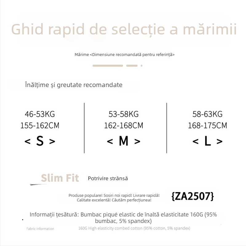 ESSENZIALE MILANO tricou cu decolteu în formă de U și mâneci scurte, amestec din bumbac și elastan, croială 3D, logo tipărit