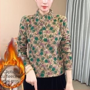 Tricou din poliester cu mânecă lungă, model 3D, croială lejeră, guler semi-turtleneck, glugă, stil casual, fără călcare