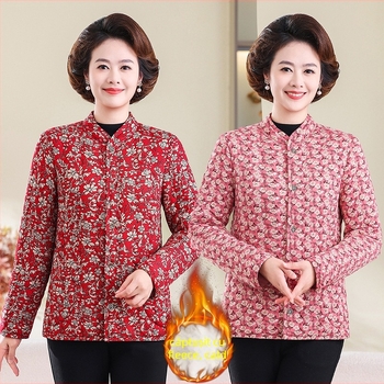 Jachetă de iarnă pentru femei, căptușită, ușoară și călduroasă, umplutură din bumbac mătăsos, material poliester, guler înalt, închidere cu nasturi, lungime medie, stil elegant urban.