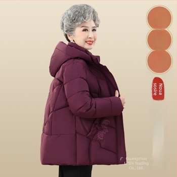 Jachetă scurtă din bumbac pentru femei, lungime standard 50–65 cm, guler polo, umplutură din bumbac, material poliester cu elastan