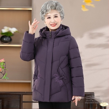 Jachetă scurtă din bumbac pentru femei, lungime standard 50–65 cm, guler polo, umplutură din bumbac, material poliester cu elastan