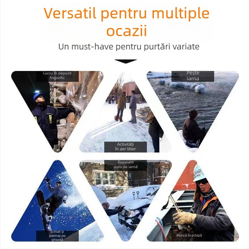 Palton din bumbac căptușit, gros, stil cardigan, guler înalt, buzunare laterale, căptușeală din bumbac