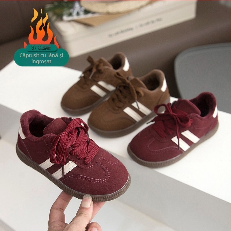 Adidași casual pentru copii din canvas, închidere Velcro, ușori, antiderapți, talpă din cauciuc, pentru toate anotimpurile, primăvara 2025