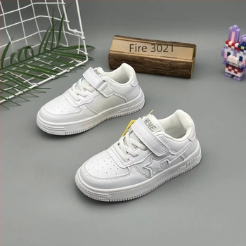 Adidași pentru copii cu talpă groasă, partea superioară din PU sintetic, talpă joasă, respirabili, unisex pentru 4–12 ani