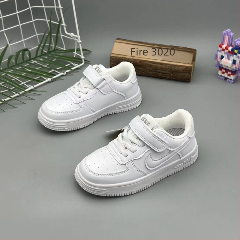 Adidași pentru copii cu talpă groasă, partea superioară din PU sintetic, talpă joasă, respirabili, unisex pentru 4–12 ani