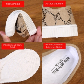 Adidași de pânză pentru copii cu Velcro, model în dungi, talpă PVC, pentru vârsta 1–3 ani, primăvară-toamnă