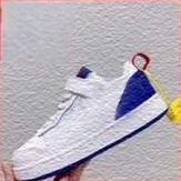 Adidași sport unisex pentru copii, închidere Velcro, partea superioară din piele de vită în două straturi, talpă din cauciuc