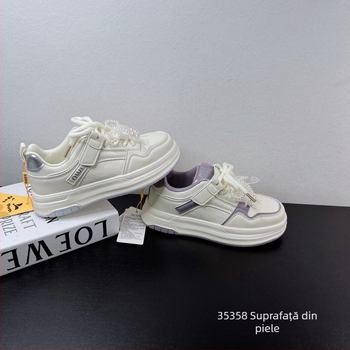 Pantofi sport pentru copii din piele, ultra-ușori, nou model de primăvară, la modă, drăguți, impermeabili, stilați, versatili, pantofi casual ușori.