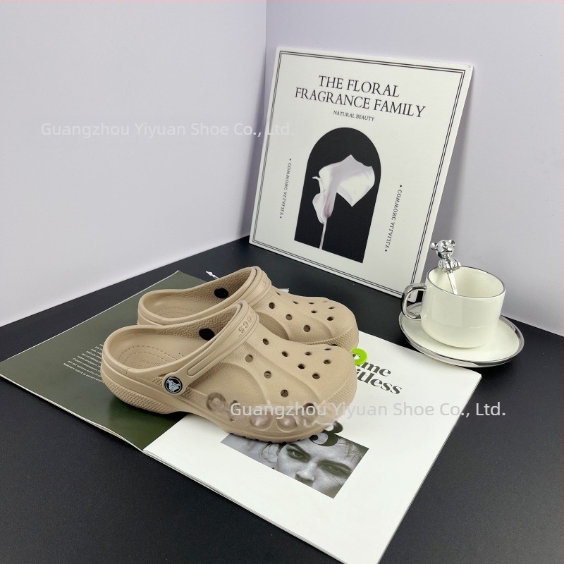 Pantofi de plajă pentru copii din EVA, unisex, fără căptușeală, stil Cartoon Paradise, talpă antiderapantă, 4–16 ani