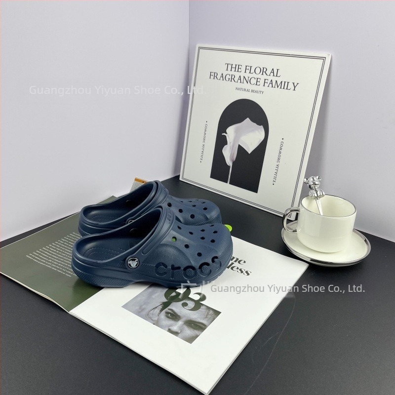 Pantofi de plajă pentru copii din EVA, unisex, fără căptușeală, stil Cartoon Paradise, talpă antiderapantă, 4–16 ani