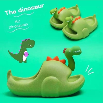 Sandale pentru copii din EVA, partea superioară EVA, talpă EVA, imprimeu cu animale, antiderapant, potrivite pentru copii 4–16 ani