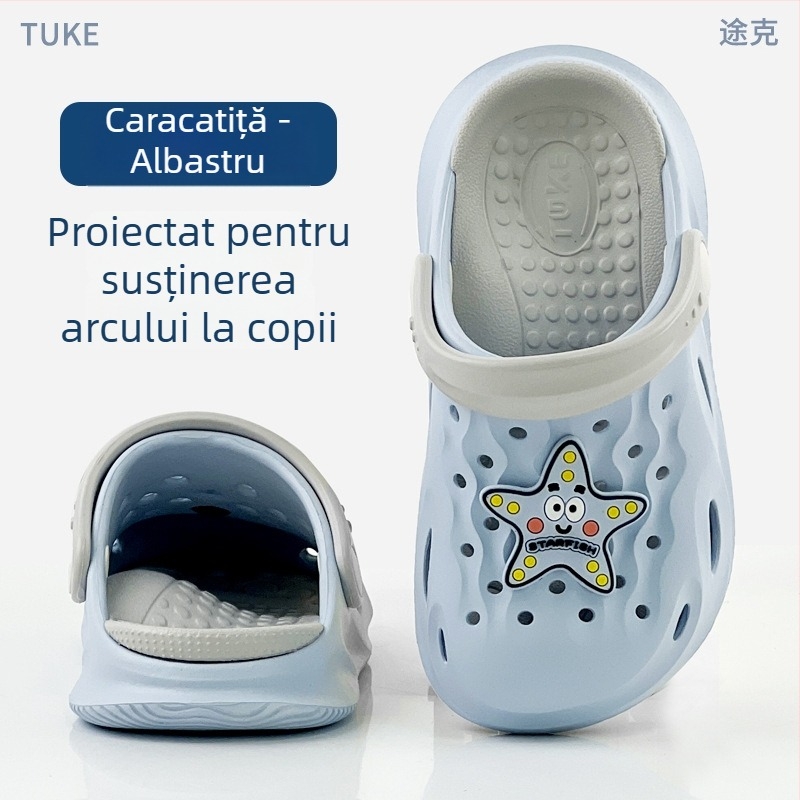 Sandale pentru copii din EVA — Cartoon Paradise, unisex, 4–16 ani, Brand Tuke, Origine: Quanzhou, Fujian