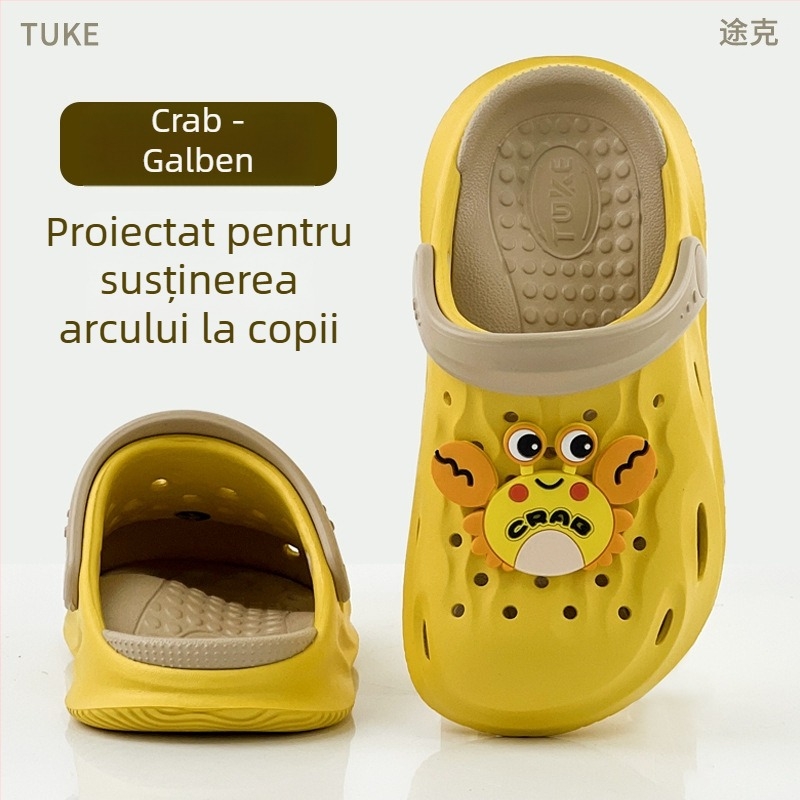 Sandale pentru copii din EVA — Cartoon Paradise, unisex, 4–16 ani, Brand Tuke, Origine: Quanzhou, Fujian