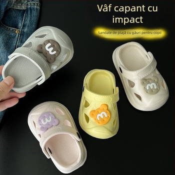 Sandale pentru copii în stil Crocs pentru vară, partea superioară EVA și talpa EVA, pentru vârste 1–6 ani