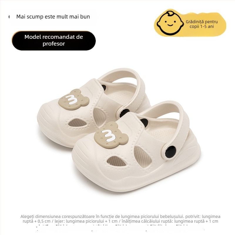 Sandale pentru copii în stil Crocs pentru vară, partea superioară EVA și talpa EVA, pentru vârste 1–6 ani