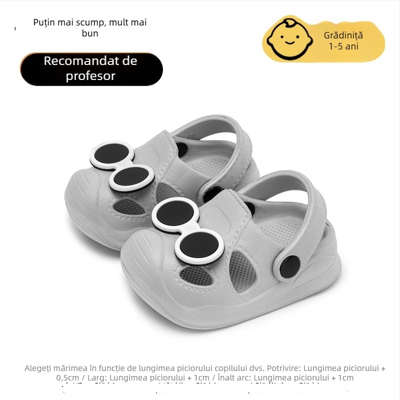 Sandale pentru copii în stil Crocs pentru vară, partea superioară EVA și talpa EVA, pentru vârste 1–6 ani