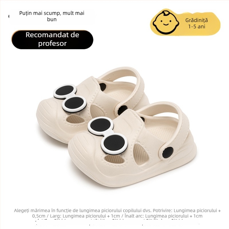 Sandale pentru copii în stil Crocs pentru vară, partea superioară EVA și talpa EVA, pentru vârste 1–6 ani