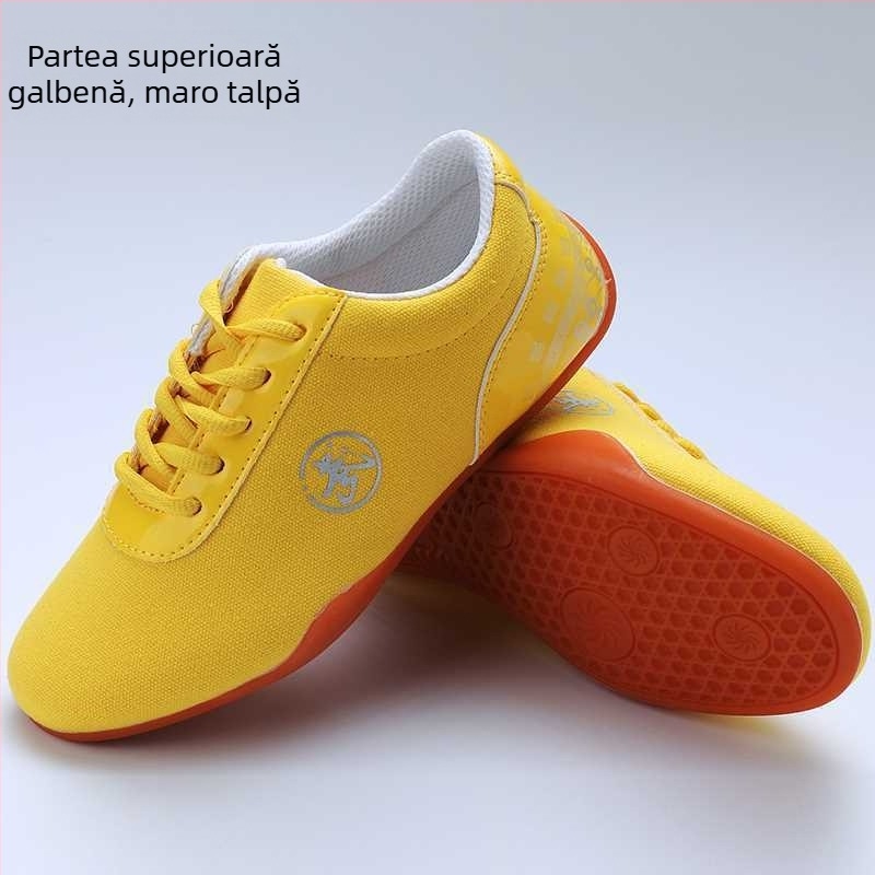 Pantofi Tai Chi pentru antrenament (Partea superioară: bumbac; Stil: Chinezesc; Categoria produsului: pantofi cu cap de tigru; Vârstă: 1-3 ani)