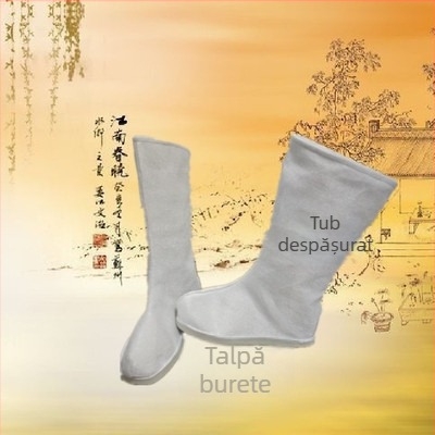 Pantofi de costum unisex, dinastii Han și Qing, înalți, talpă EVA, pentru copii