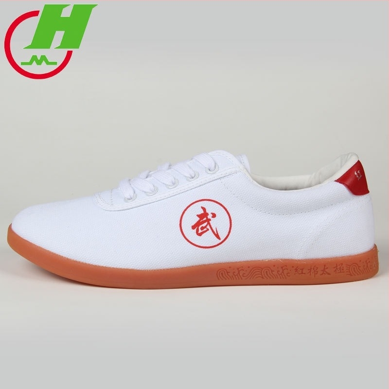 Pantofi Tai Chi din pânză unisex – talpă anti-alunecare, talpă din tendon de vită, suprafață din pânză, profil redus