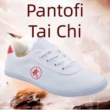 Pantofi Double Star pentru arte marțiale, partea superioară din pânză, talpă din cauciuc, respirabili, ușori, antiderapante pentru antrenamente în interior
