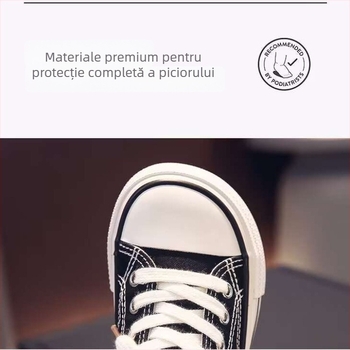 Pantofi sport pentru copii, cu partea superioară din denim, talpă din cauciuc, respirabili, casual