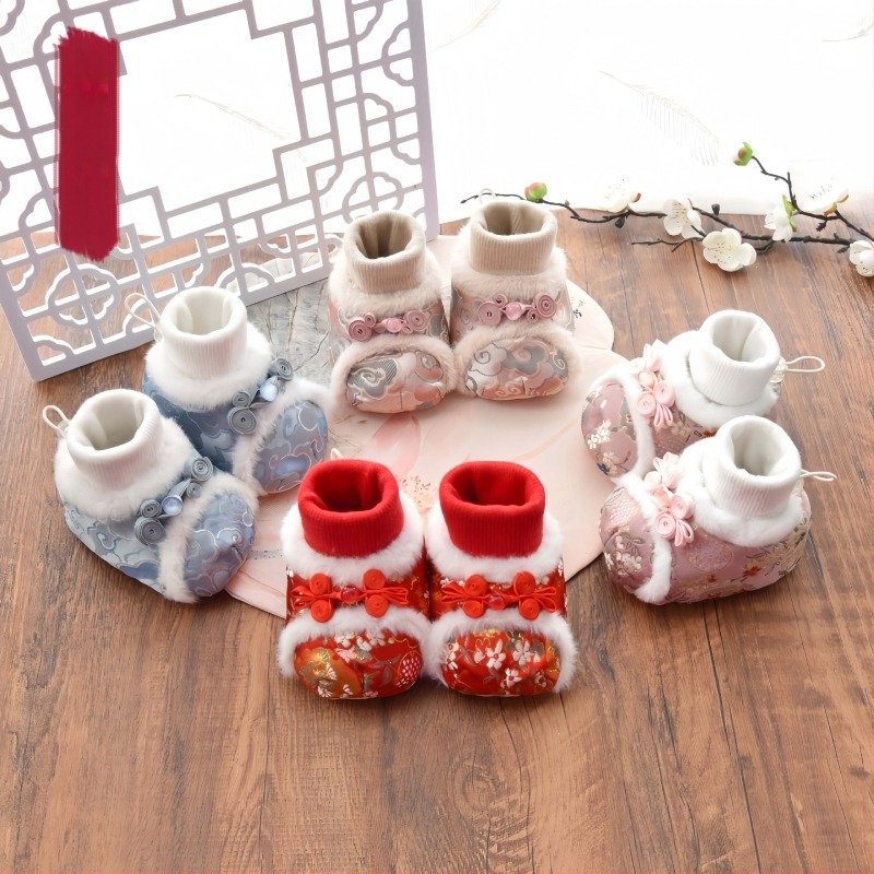Pantofi bebe tip șosete, din pânză, închidere cu bandă elastică, înălțime medie a gleznei, talpă antiderapantă