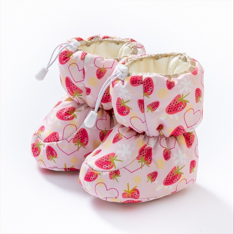 Ghete bebeluși din bumbac, talpă moale, ghete înalte, groase, model camuflaj, antiderapante, mențin căldura