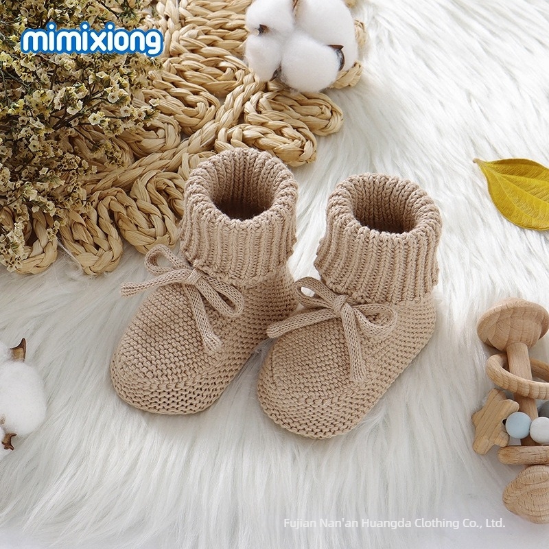 Pantofi-șosete pentru copii 12–36 luni, partea superioară tricotată, închidere elastică, unisex