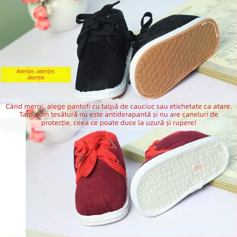 Pantofi de iarnă pentru copii, din bumbac, pentru 12–36 luni, respirabili, talpă antiderapantă, păstrează căldura