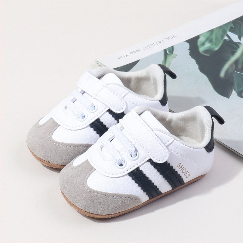 Încălțăminte pentru bebeluși cu Velcro, talpă moale din cauciuc, anti-derapare, PU suprafață, pentru primăvară-toamnă, 12–36 luni