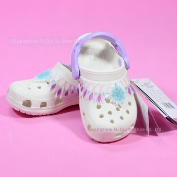 Sandale de plajă pentru copii, stil Crocs (partea superioară EVA; unisex; vârsta 4–16; stil Cartoon Paradise; brand Little Shadow)