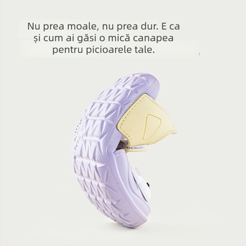 Sandale de plajă pentru copii - EVA partea superioară și talpă, Unisex, Model Cartoon, Vârste 1–12, Vară