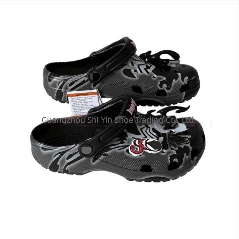 Papuci Crocs‑style perforați pentru copii, EVA partea superioară, unisex, fără căptușeală, vârsta 4–16 ani