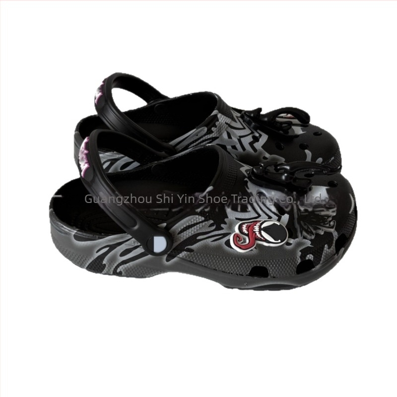 Papuci Crocs‑style perforați pentru copii, EVA partea superioară, unisex, fără căptușeală, vârsta 4–16 ani